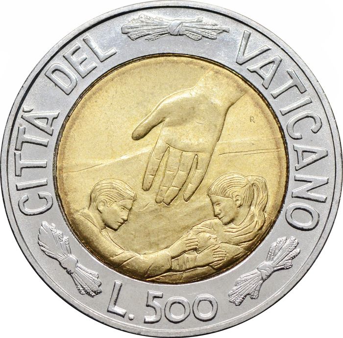 500 лир 1999 Ватикан, Время выбора, время надежды