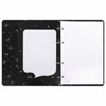 Тетрадь на кольцах А5 160х212 мм, 120 листов, картон, матовая ламинация, клетка, BRAUBERG, "Просто Кот", 404723