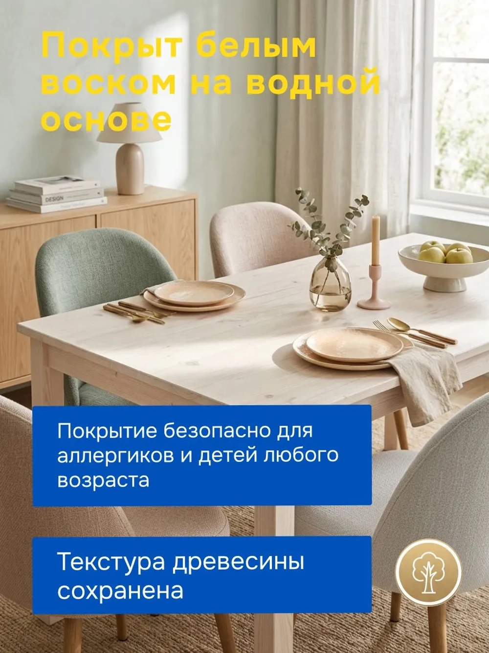 Стол кухонный, 115х75х73, Инго, обеденный, компьютерный, из массива дерева, белый, IKEA