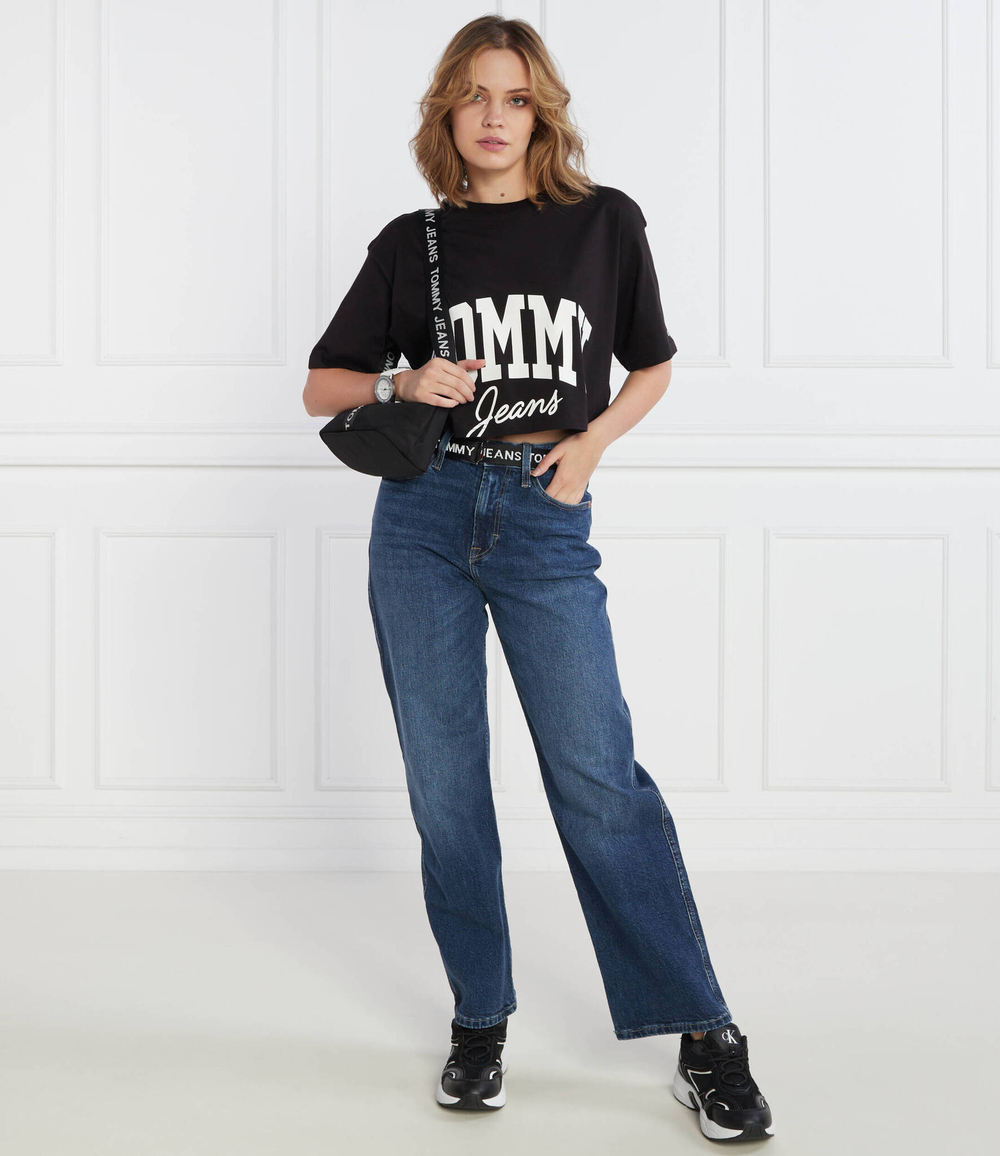 Джинсы BETSY MR LS Tommy Jeans - голубой(DW0DW16663)