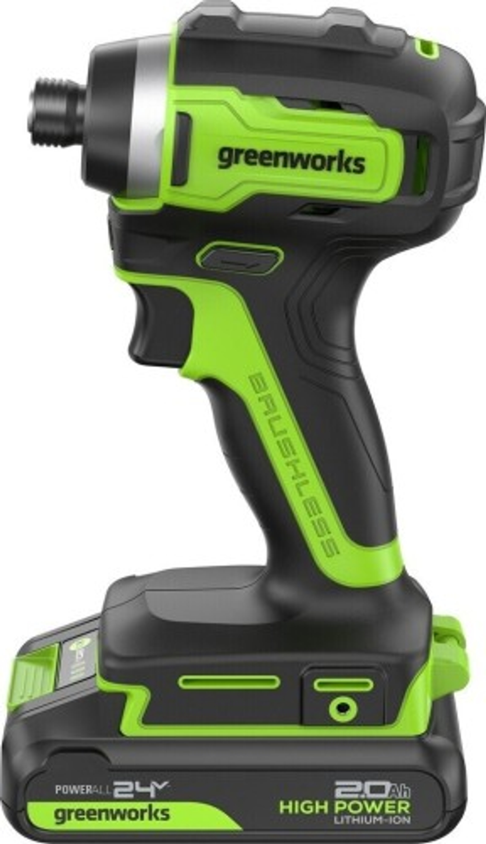 Винтоверт аккумуляторный GREENWORKS ID3170 ударный, 24V, 2 АКБ 2Ач и ЗУ 3804907CUC