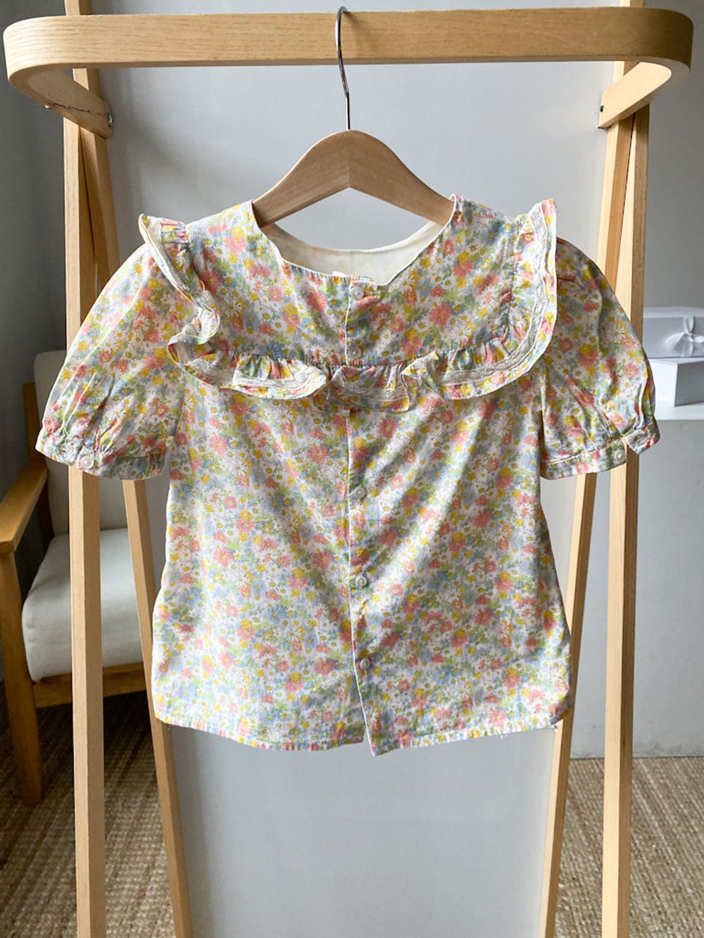 Хлопковая блуза Bonpoint, 116