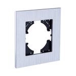 Рамка 1-постовая, серебро Kollinger Reflex AL RA1SR