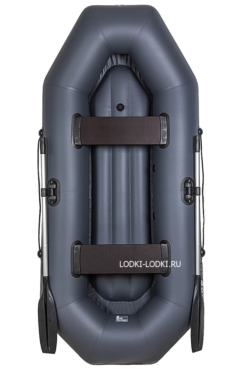 Аква-оптима 260 НАДУВНОЕ ДНО графит (лодка ПВХ)