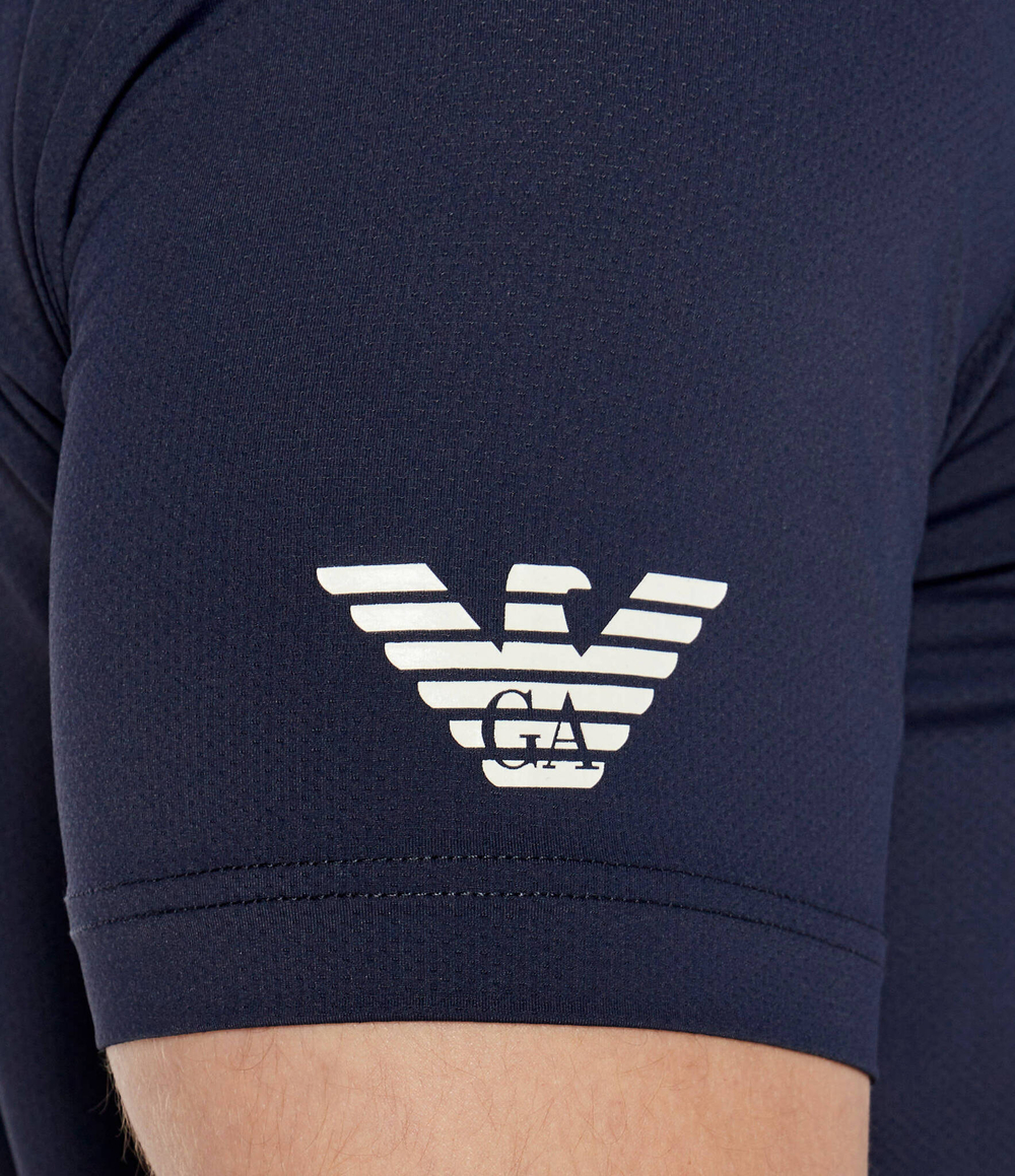 Поло EA7 - темно-синий(8NPF23 PJEMZ)