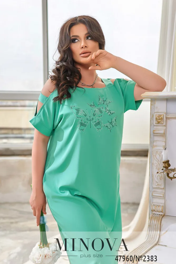 Платье 2383-мята Minova