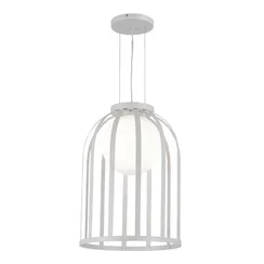 SL6129.503.01 Светильник подвесной ST-Luce Белый/Белый E27 1*60W NORDIC