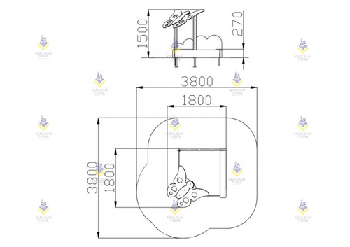 Песочница «Бабочка»
