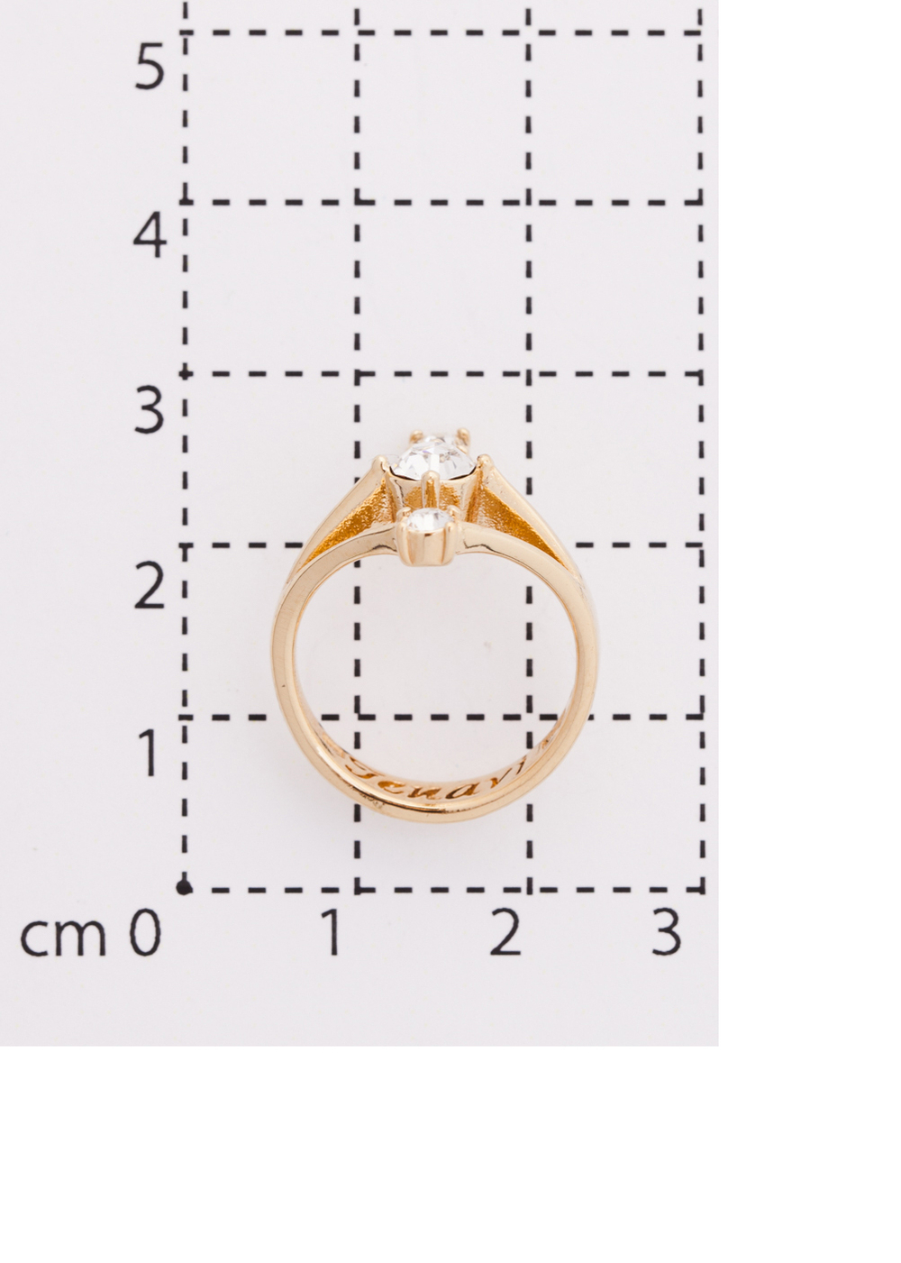 "Хигур" кольцо в золотом покрытии из коллекции "Teona" от Jenavi