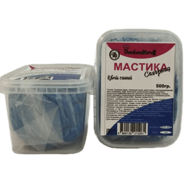 Мастика на какао масле Domkonditeroff 0.5 кг СИНЯЯ