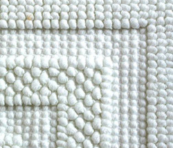 Коврик для ванной 70х120 Luxberry Универсальный белый Португалия фрагмент