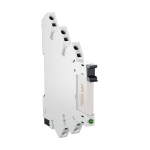 Ультратонкое реле Prompower PG2RV-SR500 AC230 Пружинные клеммы, номинальный ток 6А, управление 220VAC