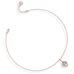 Колье Boccadamo Caleida KGR001RS RG с кристаллами Swarovski, покрытием золотом