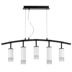 LR7353638621 Люстра RULLO 5х50W GU10 ЧЕРНЫЙ/БЕЛЫЙ (571735+214436-3+214486-2+202431-5)