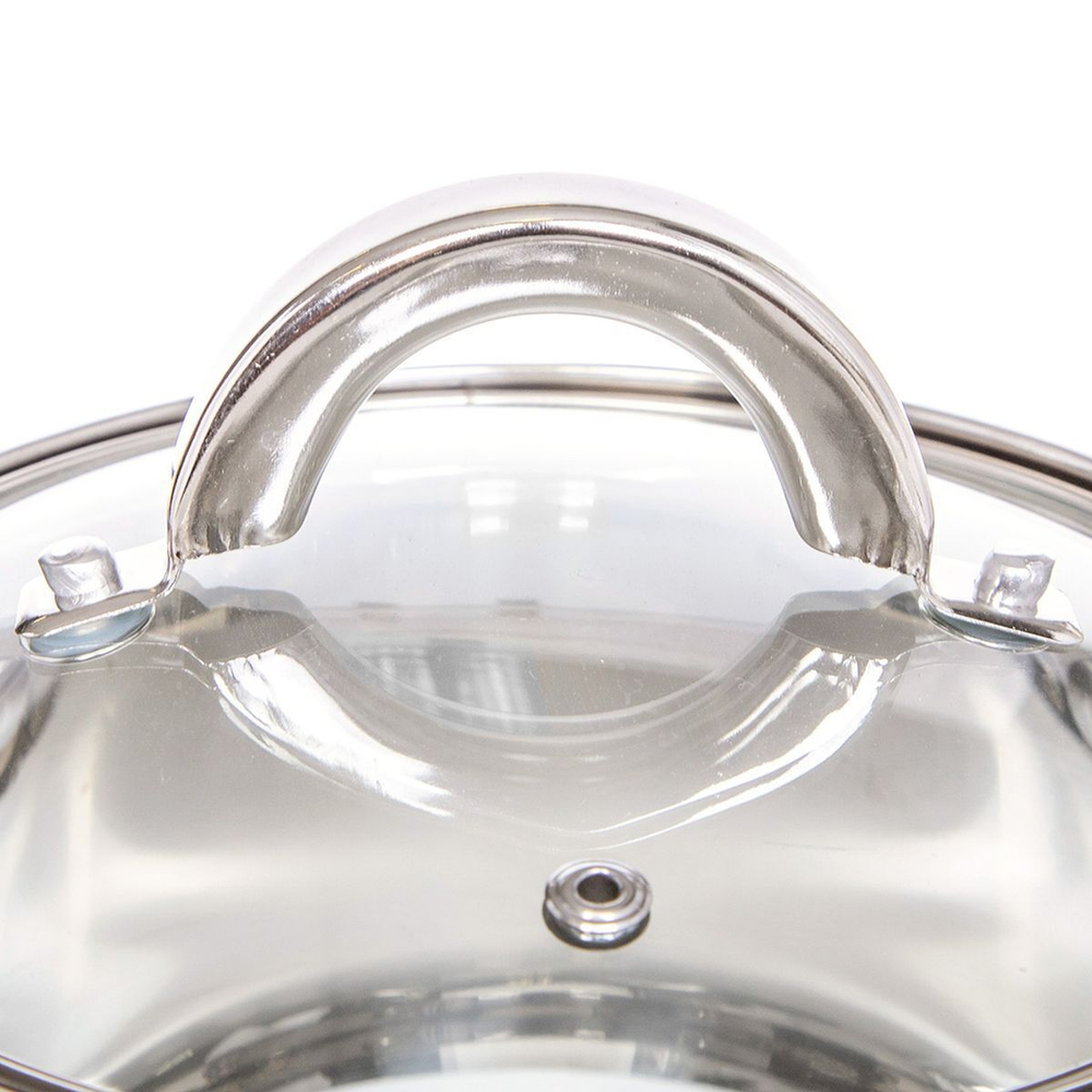 Кастрюля нерж, 2 л, с крыш, DNN2, SD-4268-16