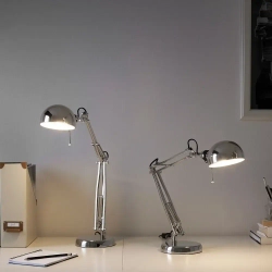 Настольная лампа IKEA FORSA (ИКЕА ФОРСО) хром