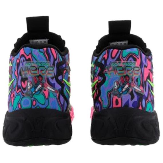 PUMA MB.04 Баскетбольные кроссовки MID Топ Розовый/зеленый Мужские