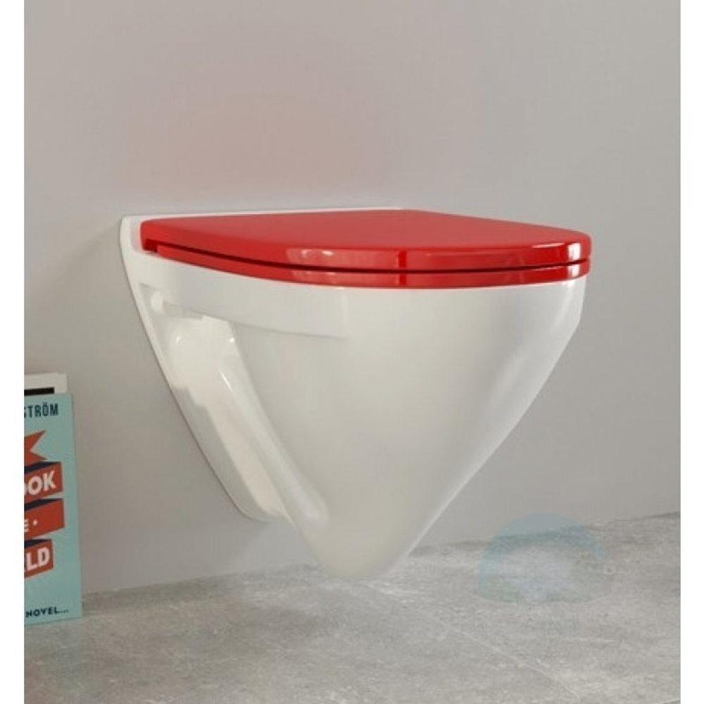УНИТАЗ ПОДВЕСНОЙ SANITA LUXE ATTICA COLOR RED
