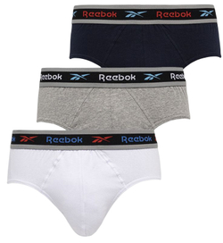Мужские спортивные боксеры Reebok Mens Brief BAILEY 3P - разноцветный