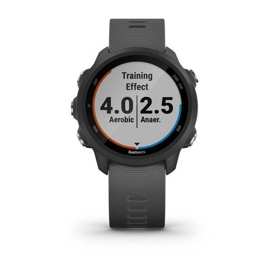 Часы для бега Garmin Forerunner 245 черный с серым ремешком (010-02120-10)