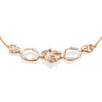 Браслет «Шарм» из красного золота c натуральными топазами white Артикул: 05-0757-00-201-1110