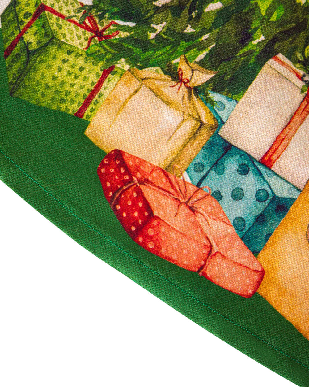 Скатерть круглая 168см Mix&Match Home Елочка белая