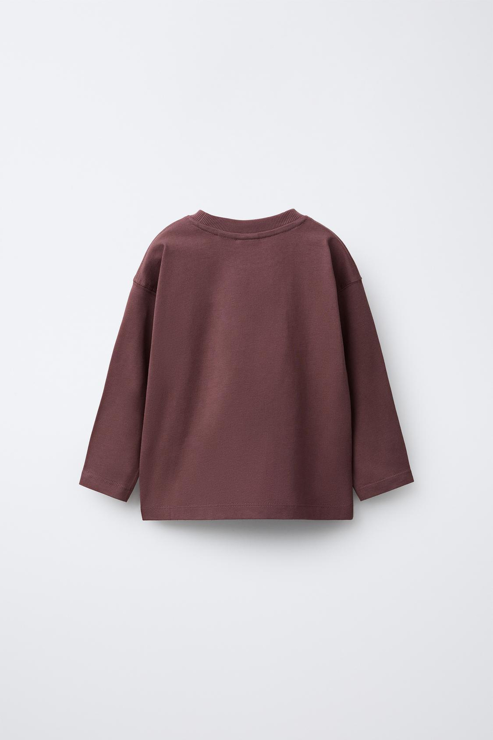 ZARA ФУТБОЛКА С АНИМАЛИСТИЧЕСКИМ ПРИНТОМ, ЛИЛОВЫЙ