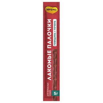 Мнямс Лакомые палочки с Говядиной и печенью 10*5 (1 шт)