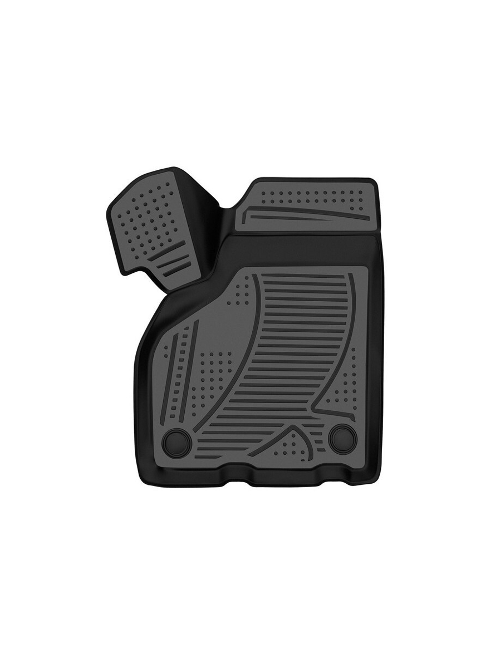 Коврики в салон для LADA Priora, 2010-, Передний левый, 1шт. (полиуретан) F620250E1.FL