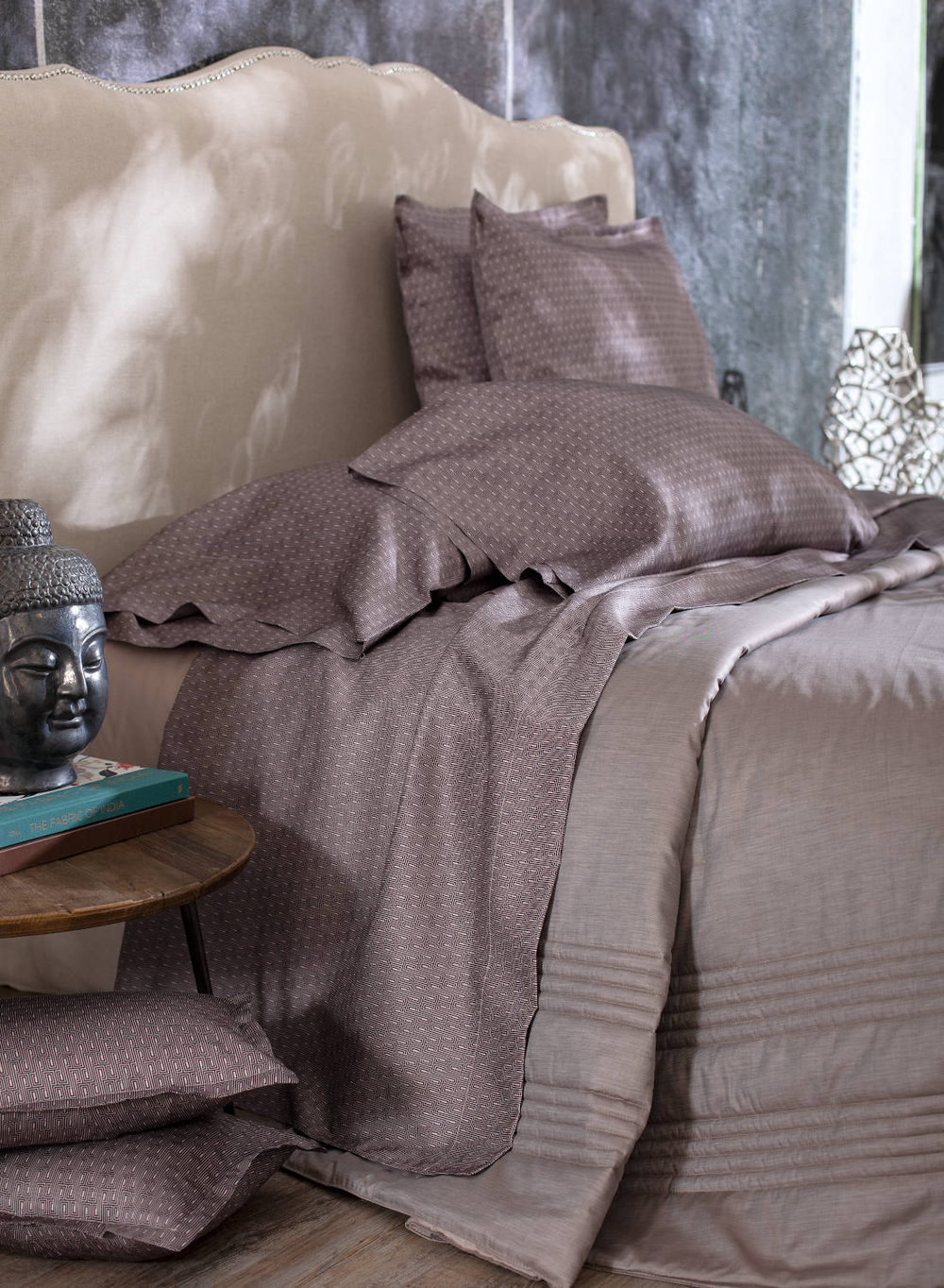 Постельное белье 2 спальное евро Svad Dondi Metropole 08 iquorice коричневое