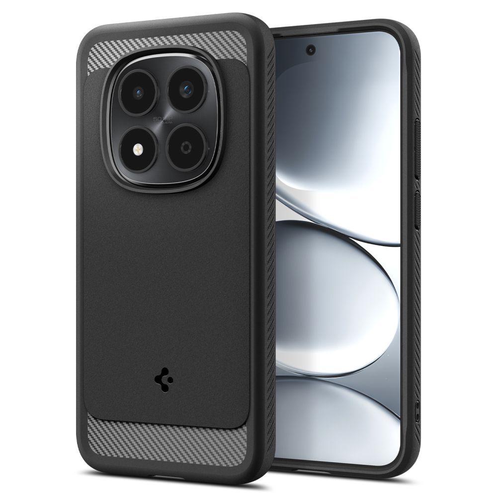 Чехол Spigen RUGGED ARMOR для XIAOMI REDMI NOTE 15 PRO 5G MATTE BLACK
