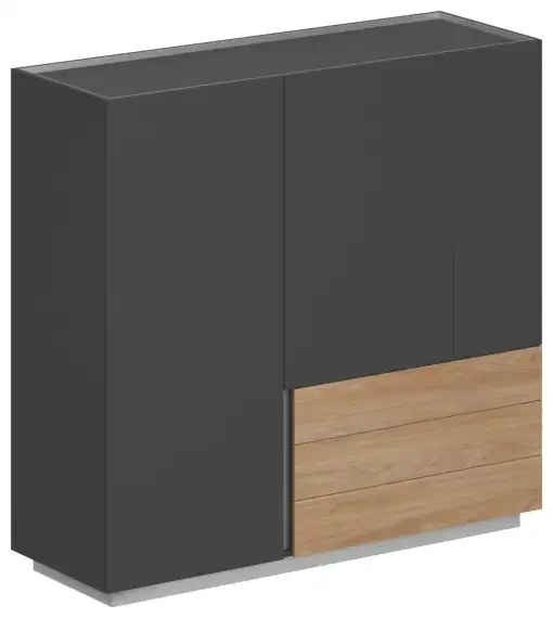 Шкаф правый Оливер (Oliver) OL-20-17.R 1600x550x1520