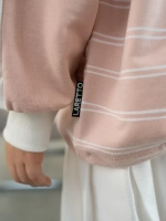 Розовый свитшот для девочки в школу