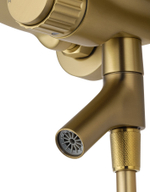 Смеситель для ванны с душем WONZON & WOGHAND CLICK, Брашированное золото (WW-FE05L221-BG)