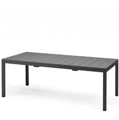 Стол уличный раздвижной Rio, 210-280х100 см, антрацит