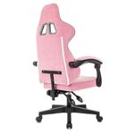 Кресло компьютерное BRABIX "Shooter GM-123", 2 подушки, ткань, розовое/серое, 533213
