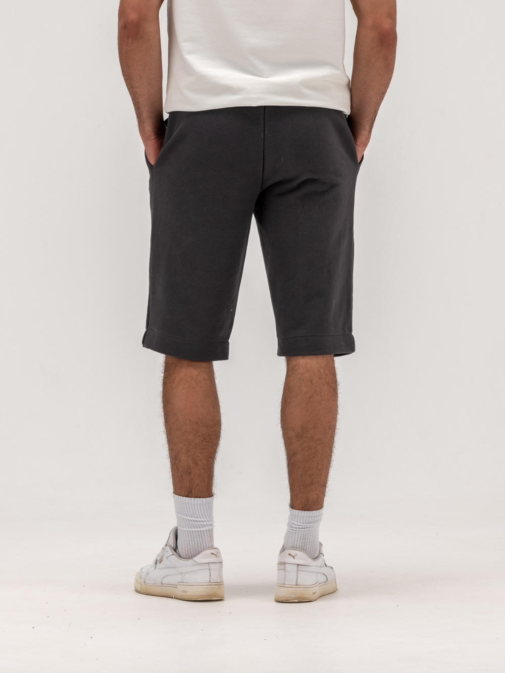Шорты мужские трикотажные. Графит