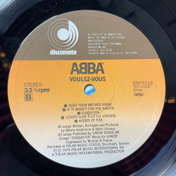Винтажная виниловая пластинка LP ABBA Voulez Vous (Japan 1979) (No Obi) Kisses Of Fire