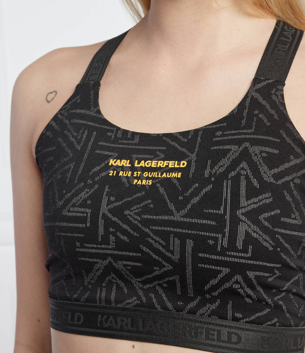 топ Karl Lagerfeld - черный(220W2150)