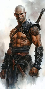 покраска Кастомного заказа (Дроу монах 3д). доп к Заказ 1633