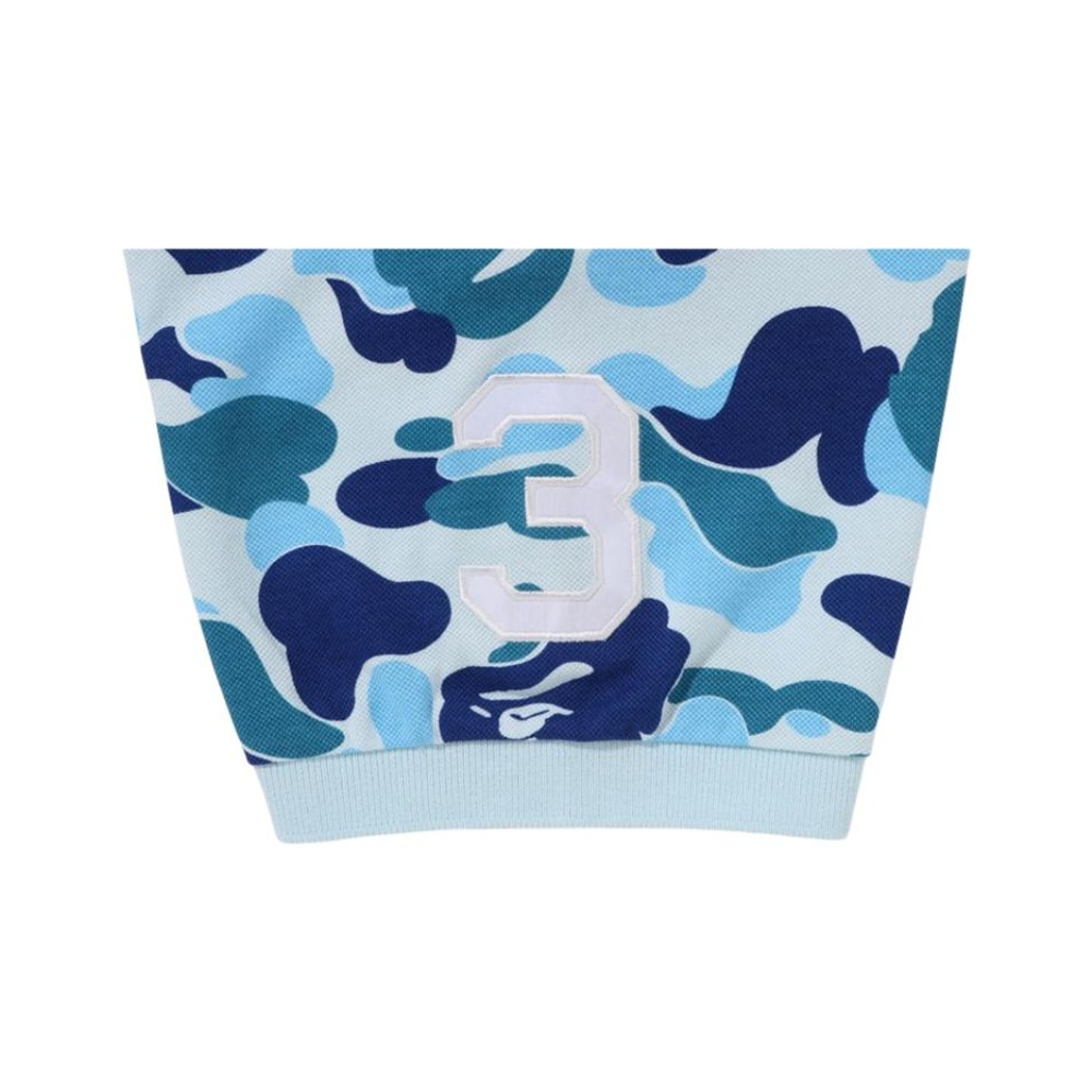 A Bathing Ape Abc Camo Pile Jacquard Relaxed Fit Polo Shirt
