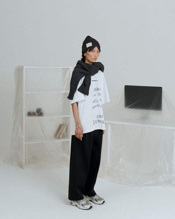 Футболка Forgive me белая - фото 4