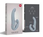 Серый безремневой страпон Share Vibe Pro (Цвет: серый)