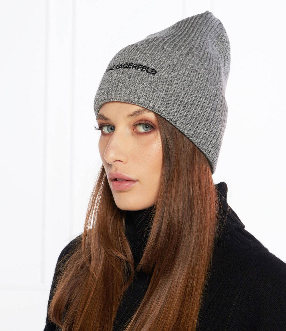 Шапка k/essential Karl Lagerfeld - серый(236W3413)