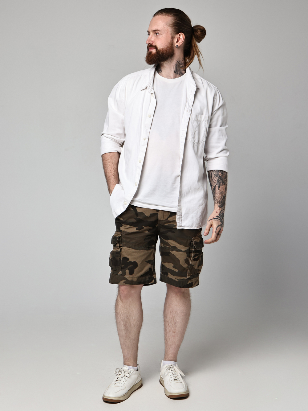 Шорты карго плотные Abercrombie & Fitch AB170