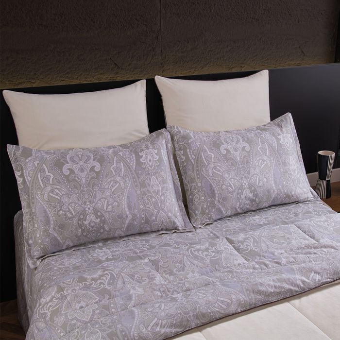 Комплект постельного белья на резинке с одеялом Велюрия Люкс «Восточный шарм»