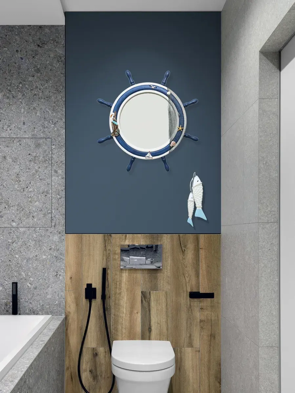 Зеркало настенное 62 см