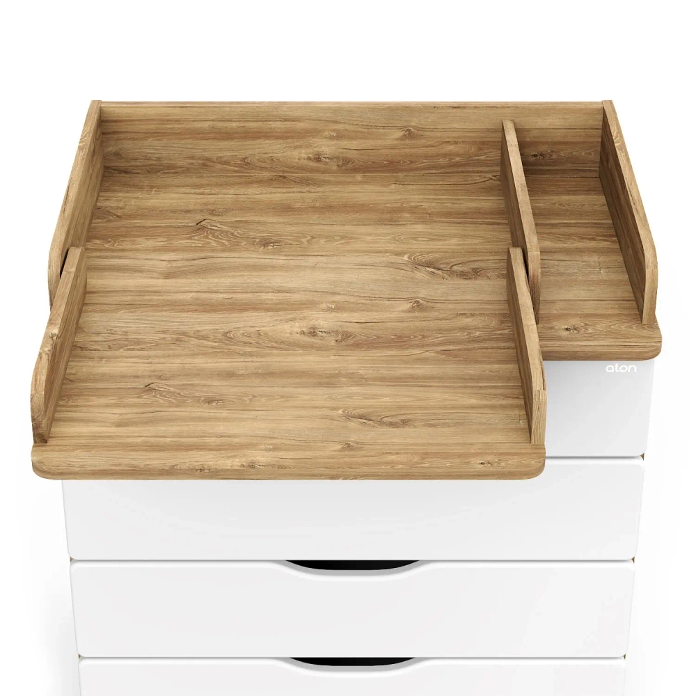 Комод Атон СИРИУС-2 WOOD ПВХ 800/4 дуб канзас