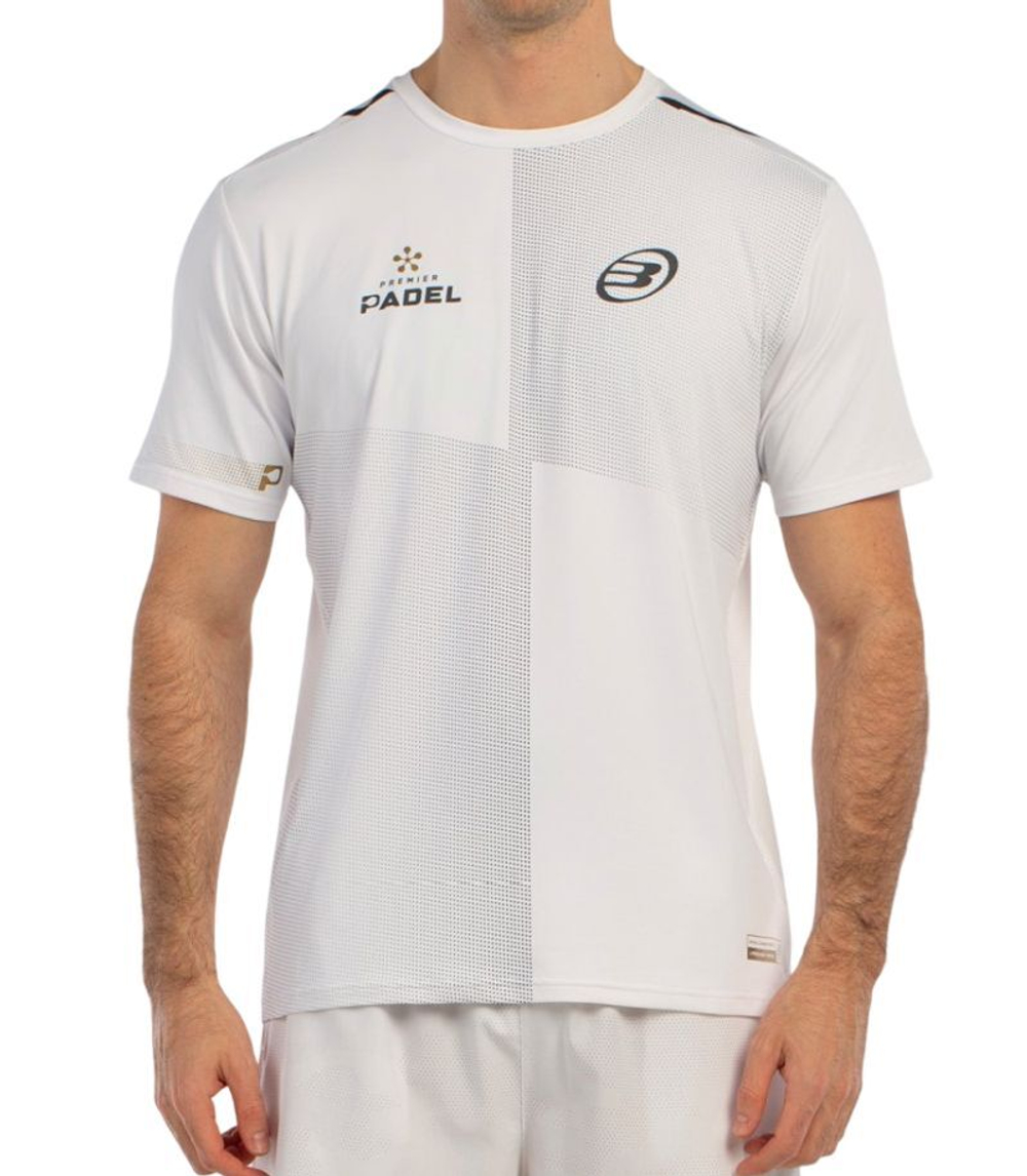 Теннисная футболка Bullpadel Buque T-Shirt - White