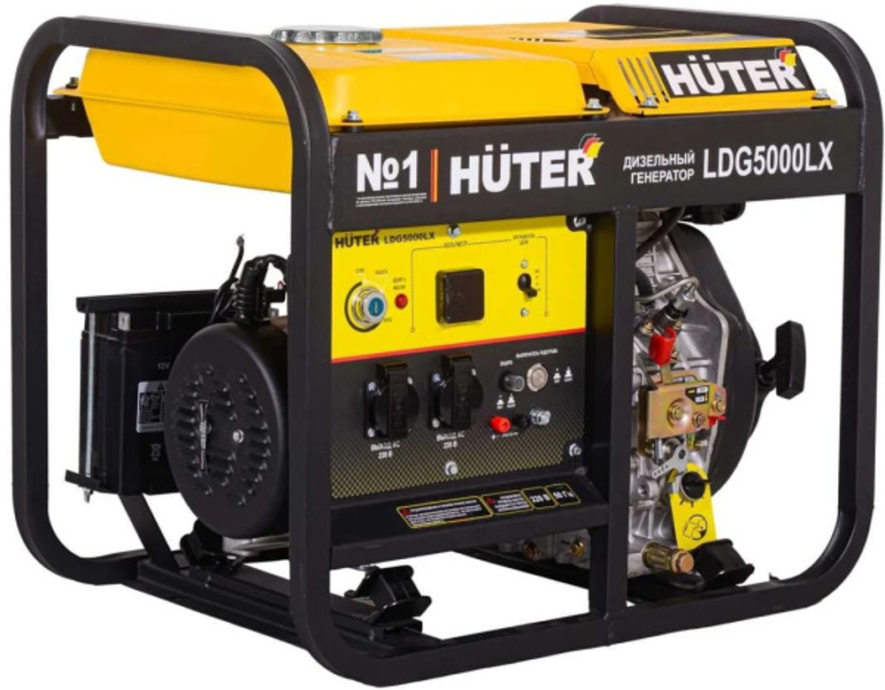 Генератор дизельный Huter LDG 5000LX